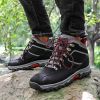 Waterproof Hiking Boots Men Autumn Winter Non-slip Lightweight Breathable Hiking Shoe Outdoor Trekking Hiking Shoes Hunting Shoe