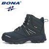 BONA 2022 New Arrival Hiking Shoes Men Outdoor Trekking Shoes Trainers Sports Sneakers Man Mountain Climbing Footwear Masculino