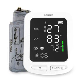 CONTEC08E LED Screen Electronic Sphygmomanometer Adult BP Cuff Monitor Blood Pressure NIBP Records (Option: CONTEC08E)